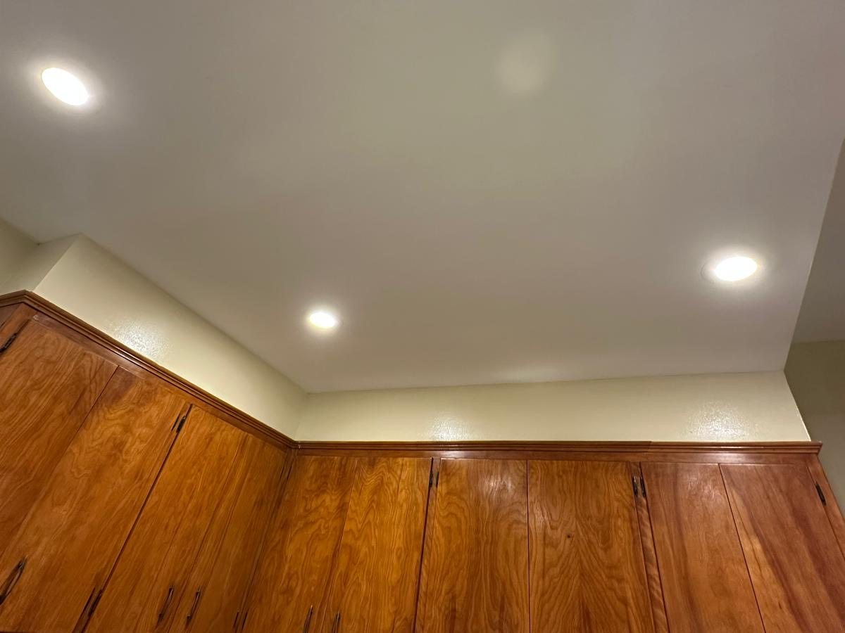 Kitchen ceiling after the repair